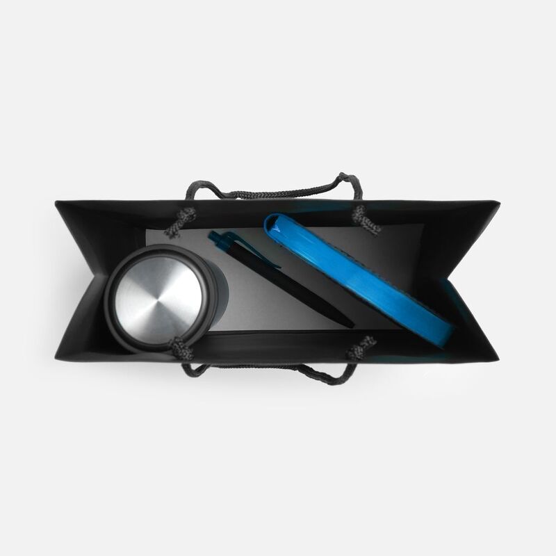 Набор Nice Twice Pack, черный с голубым арт.22112.34