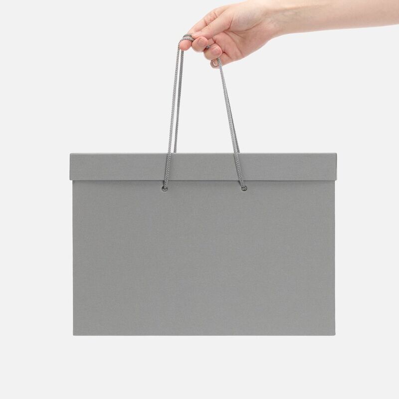 Коробка Handgrip, горизонтальная, серая арт.25013.10