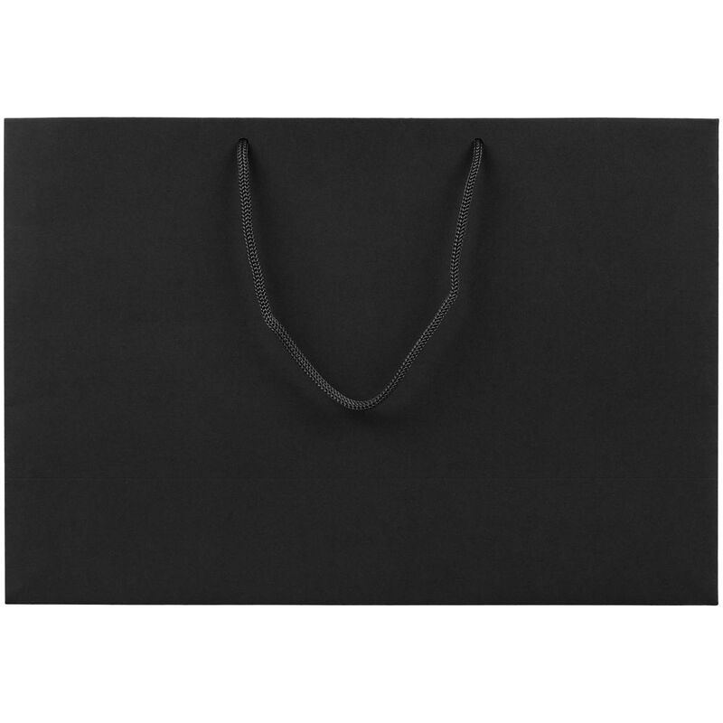 Пакет бумажный Ample Thin M, черный арт.250014.30