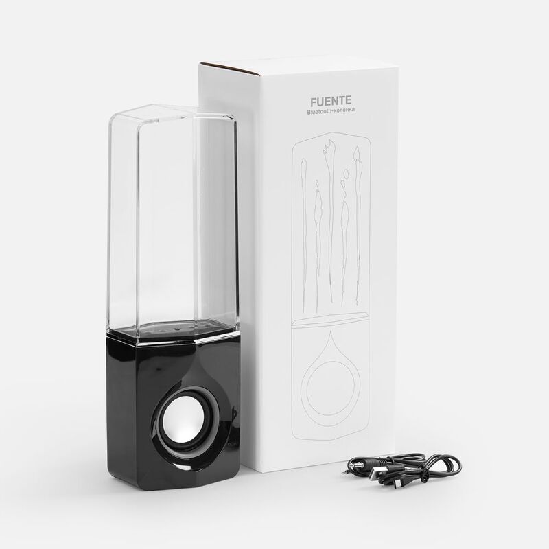 Bluetooth-колонка с поющим фонтаном Fuente, черная арт.18397.30