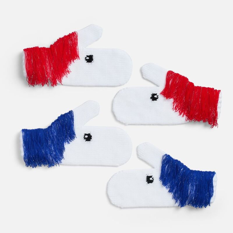 Варежки &laquo;Игогошки&raquo;, с синей гривой арт.19259.40