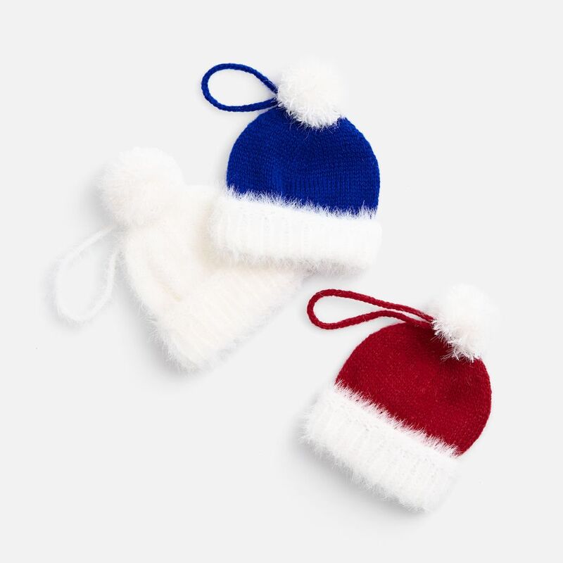 Подвеска на елку &laquo;Вьюжка&raquo;, шапочка, белая арт.19260.60