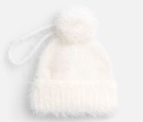 Подвеска на елку &laquo;Вьюжка&raquo;, шапочка, белая арт.19260.60