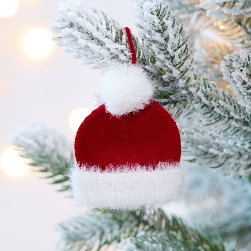 Подвеска на елку &laquo;Вьюжка&raquo;, шапочка, красная арт.19260.50