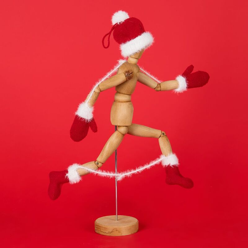 Подвеска на елку &laquo;Вьюжка&raquo;, носочки, красная арт.19262.50