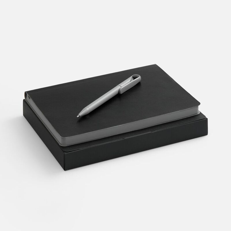 Набор Doppio, черный с серым арт.20975.13