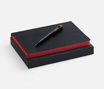 Набор Doppio, черный с красным арт.20975.53