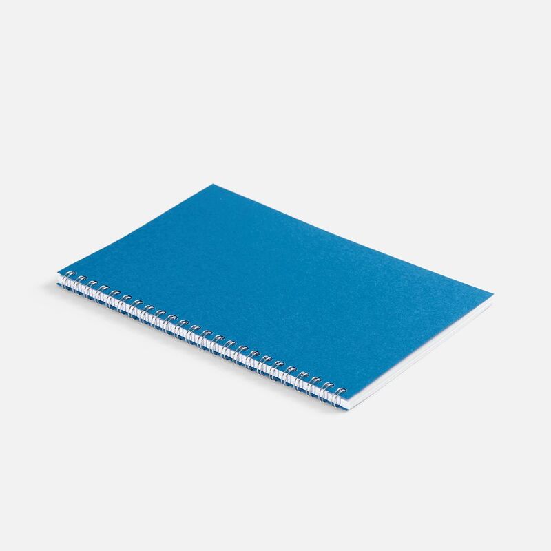 Блокнот Salvador в клетку, синий ver.2 арт.26068.41