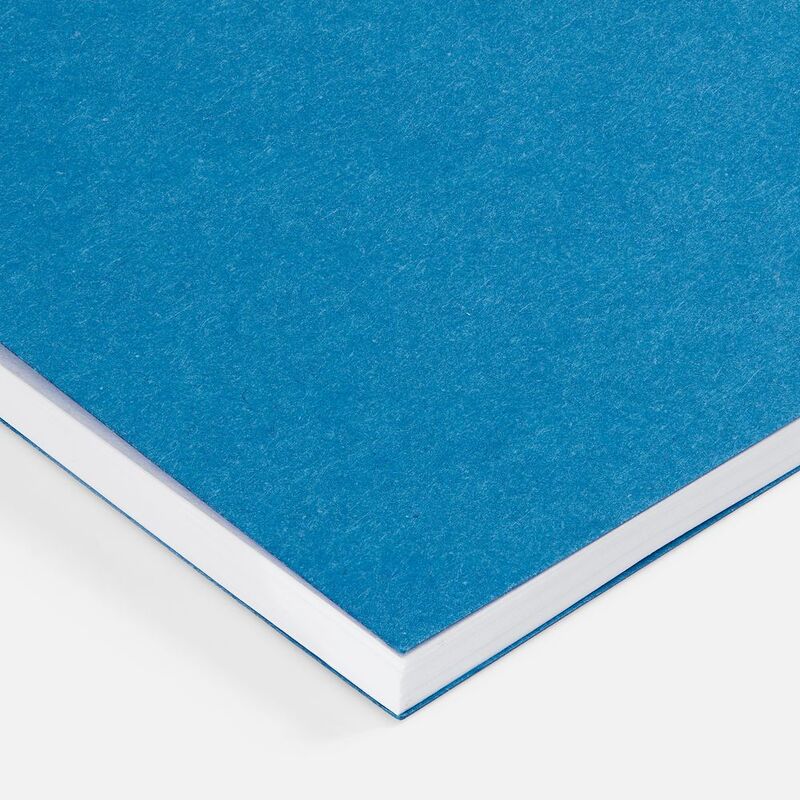 Блокнот Salvador в клетку, синий ver.2 арт.26068.41