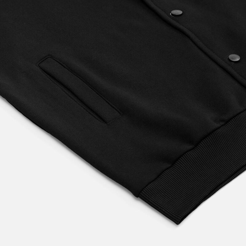 Бомбер унисекс Nuppu, черный арт.20189.30