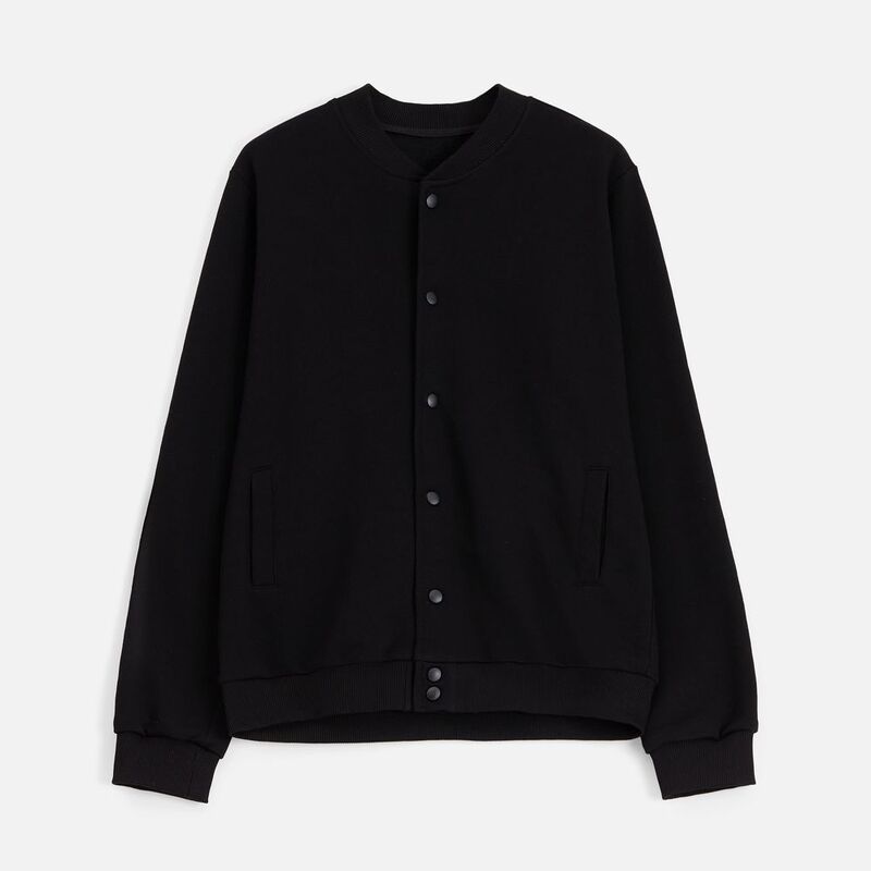 Бомбер унисекс Nuppu, черный арт.20189.30