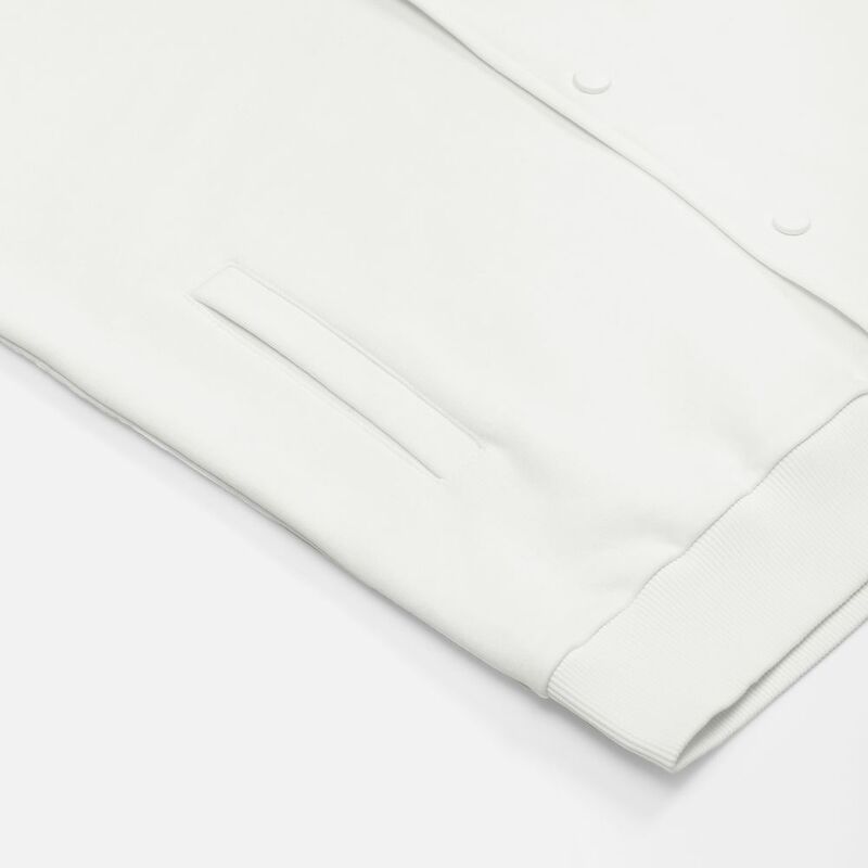 Бомбер унисекс Nuppu, молочно-белый арт.20189.60