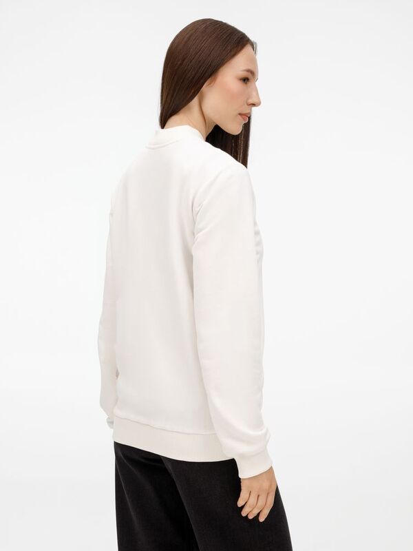 Бомбер унисекс Nuppu, молочно-белый арт.20189.60