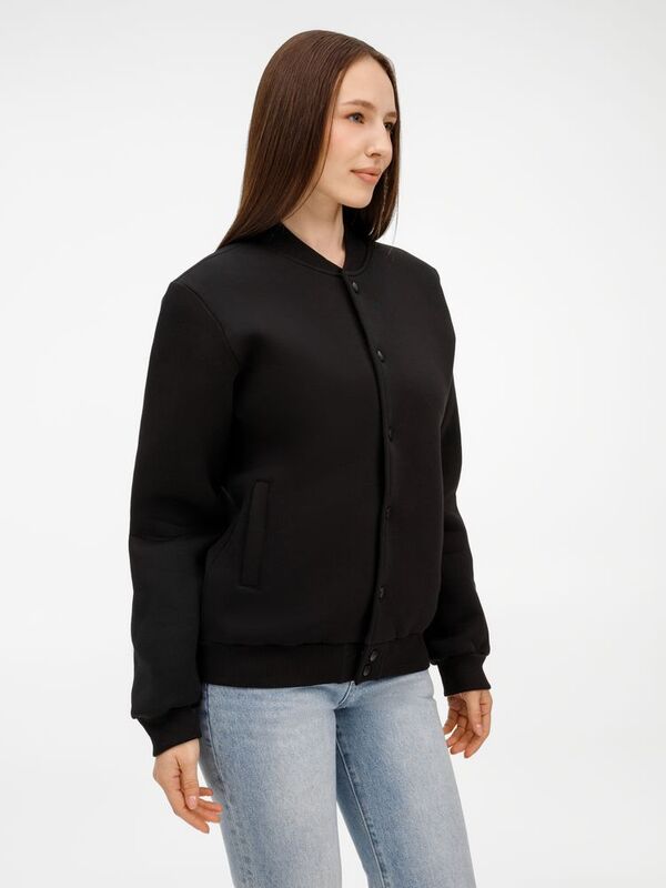 Бомбер унисекс AtmosWear, черный арт.20190.30