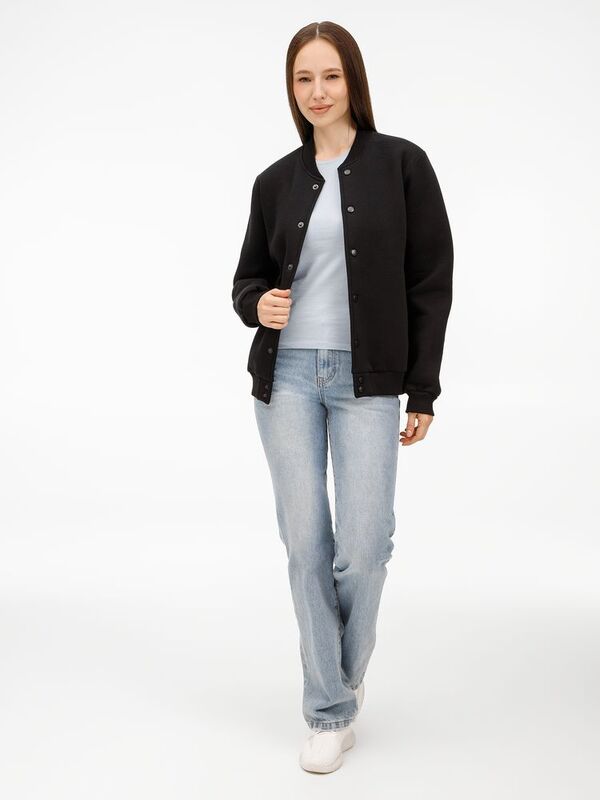 Бомбер унисекс AtmosWear, черный арт.20190.30