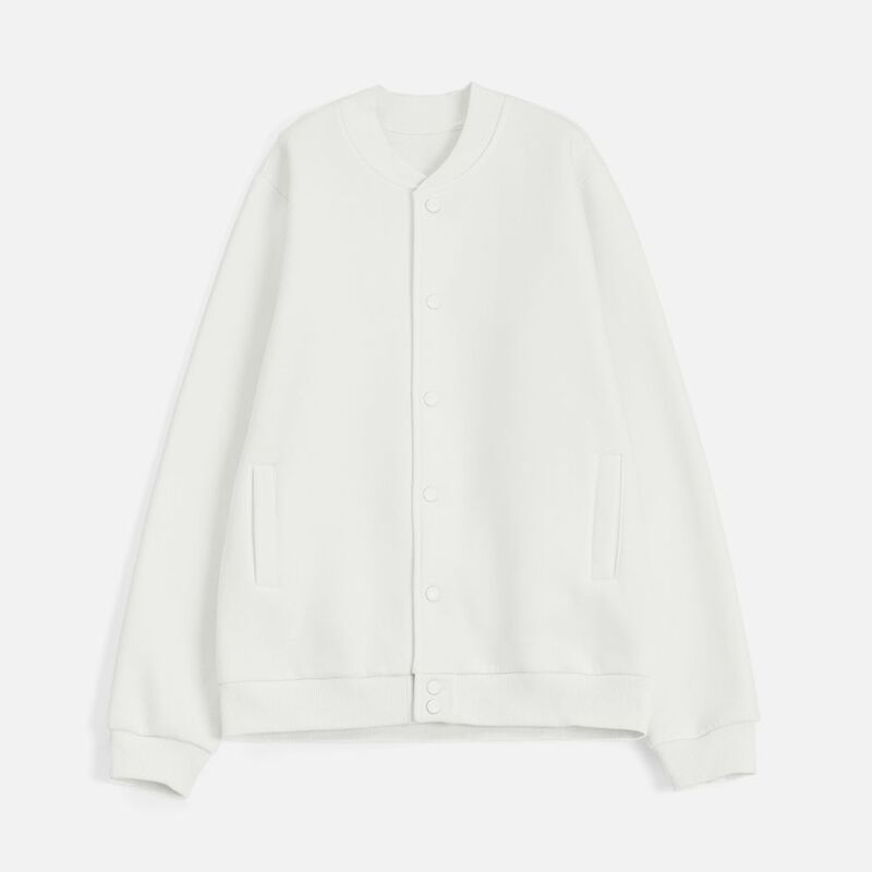 Бомбер унисекс AtmosWear, молочно-белый арт.20190.60