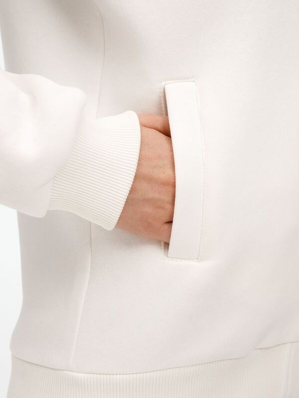 Бомбер унисекс Estado, молочно-белый арт.20192.60