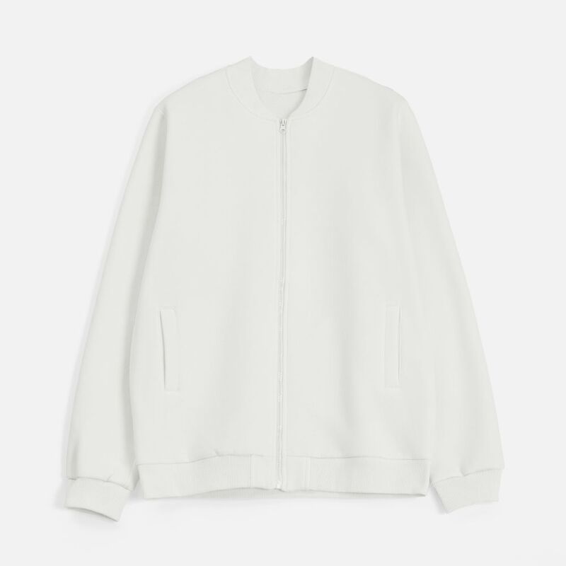 Бомбер унисекс Estado, молочно-белый арт.20192.60