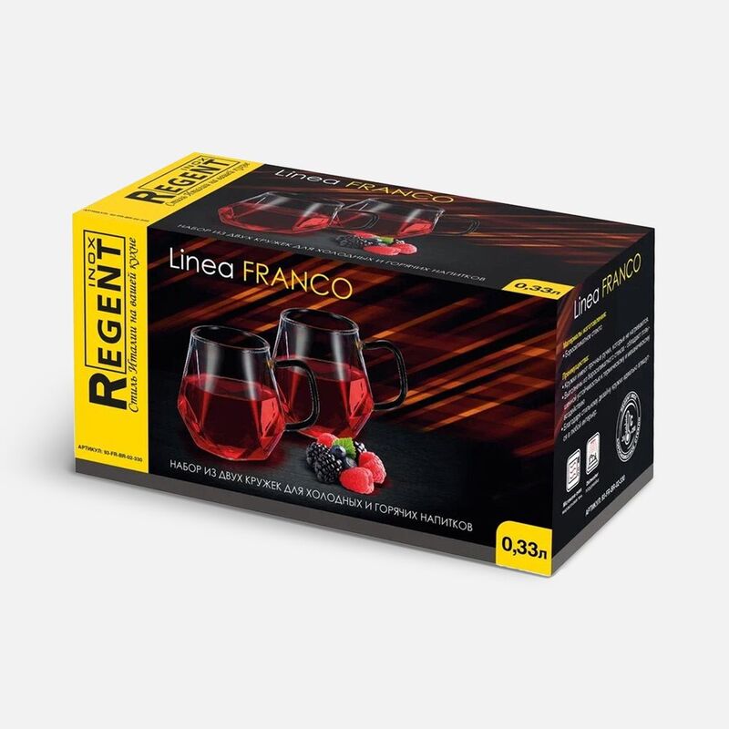 Набор из двух кружек Linea Franco арт.19222.00