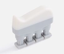 Эспандер кистевой FingerTap, серый с белым арт.19226.16