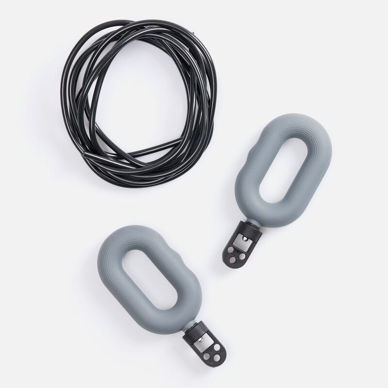 Мультифункциональная скакалка с эспандером Multi McFly, серая арт.19228.10