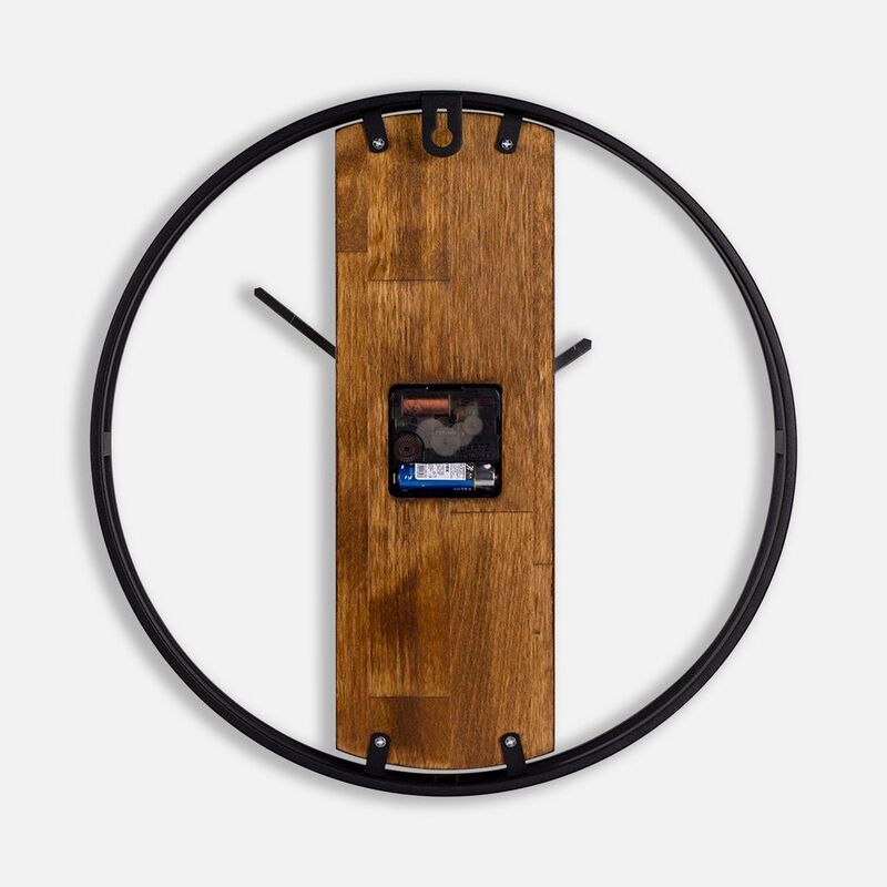 Часы Woodix, черные с коричневым арт.19229.35