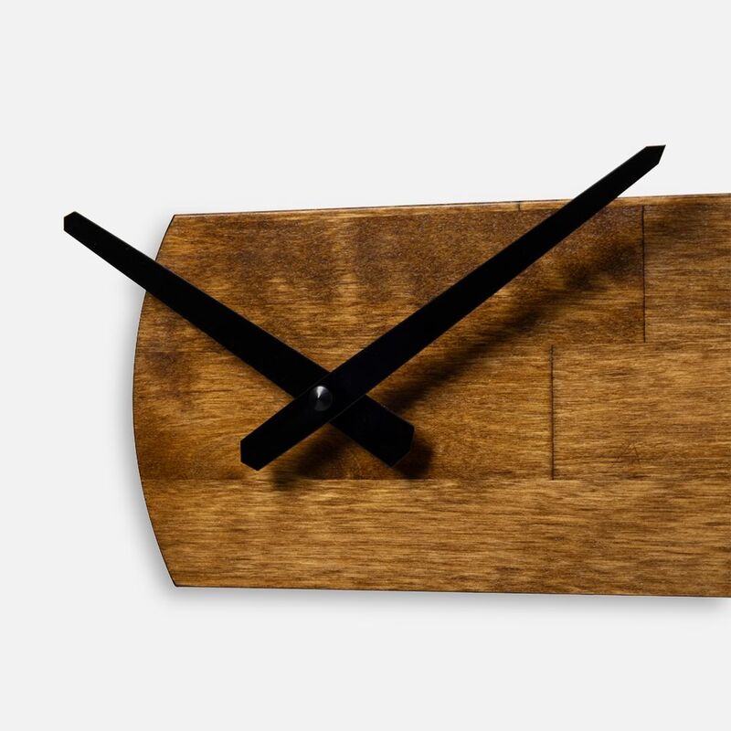 Часы TimeLord, черные с коричневым арт.19232.35