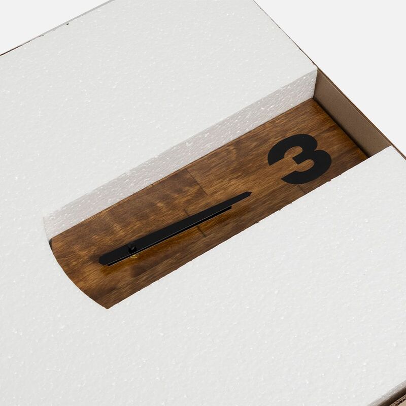 Часы TimeLord, черные с коричневым арт.19232.35