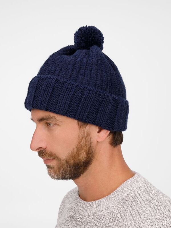 Шапка Frissonelle, темно-синяя арт.19922.41