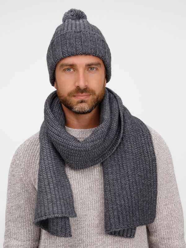 Шарф Frissonelle, серый меланж арт.19923.28