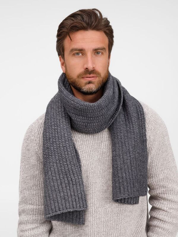 Шарф Frissonelle, серый меланж арт.19923.28