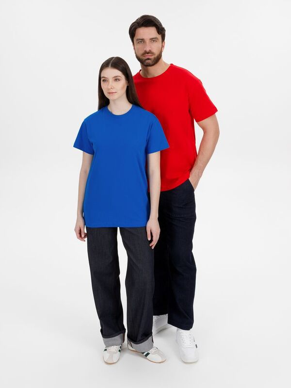 Футболка унисекс T-Bolka 180, темно-синяя (navy) арт.6994.41