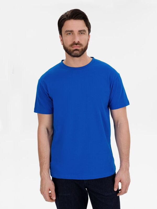 Футболка унисекс T-Bolka 180, синяя арт.6994.45