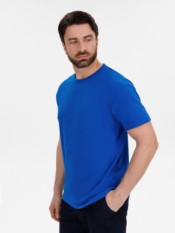 Футболка унисекс T-Bolka 180, синяя арт.6994.45