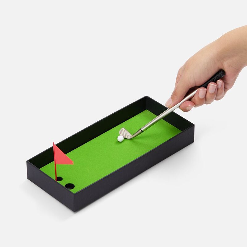 Настольный мини-гольф Golfink, черный с зеленым яблоком арт.20888.30