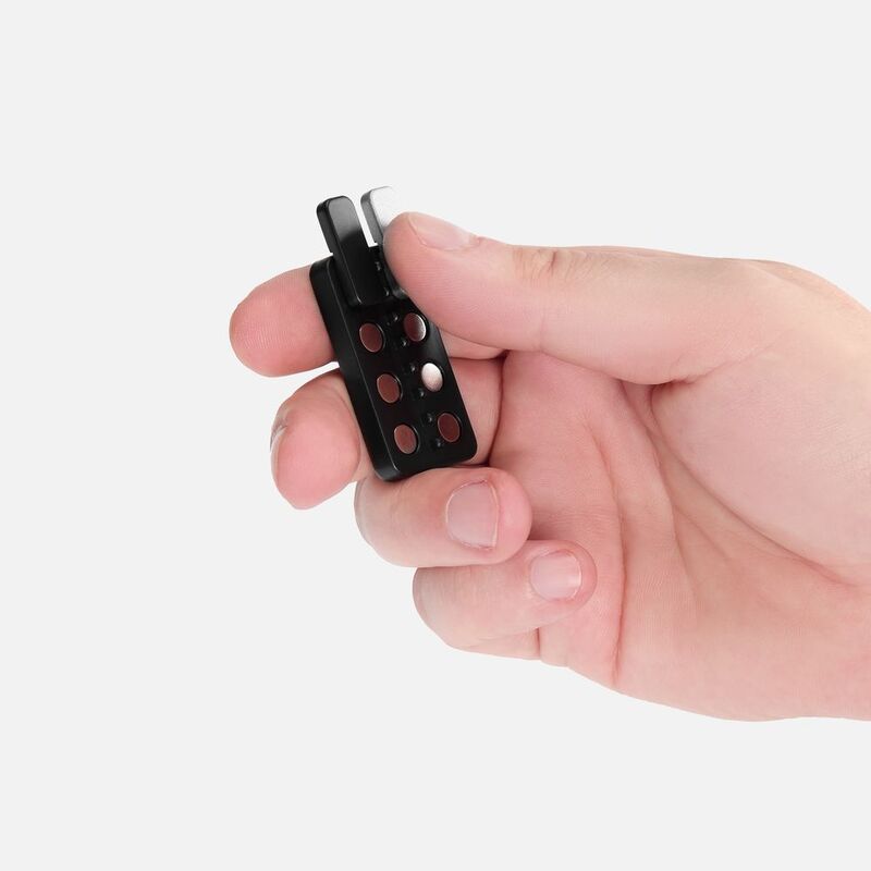 Антистресс-кликер Clacky, черный с серебристым арт.19987.13