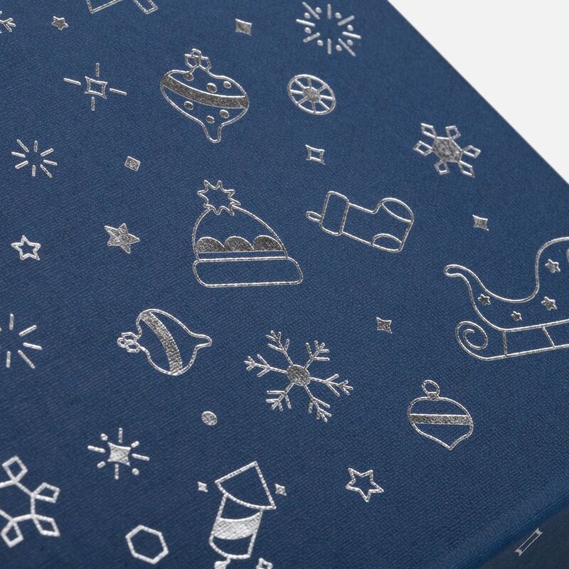 Коробка Snowlace, синяя арт.25019.40