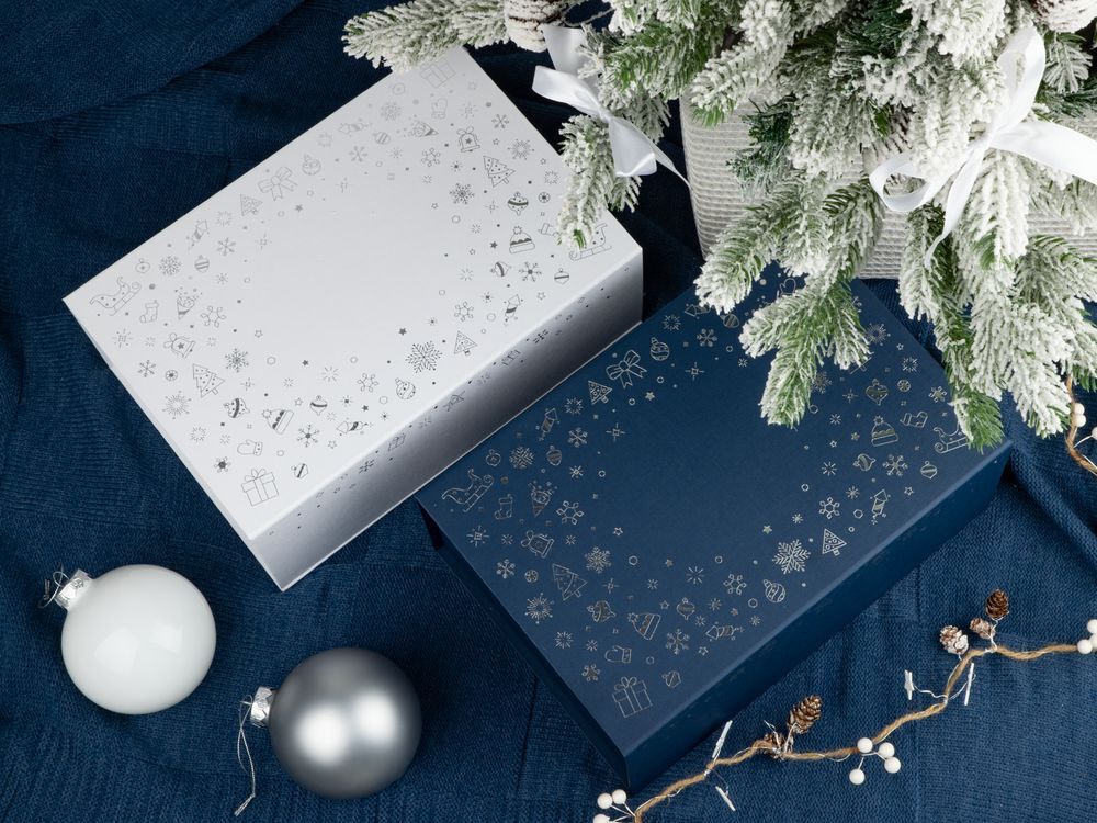 Коробка Snowlace, синяя арт.25019.40