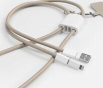 Кабель-ланьярд energyFlex Pro, серо-бежевый арт.21327.10