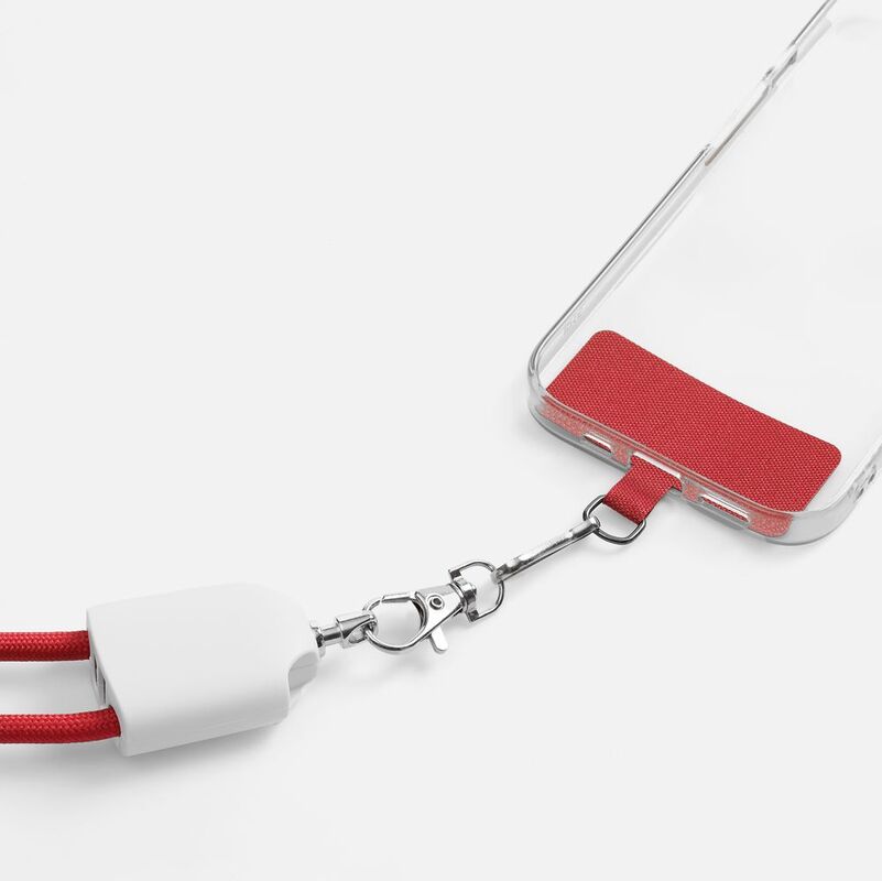 Кабель-ланьярд energyFlex Pro, красный арт.21327.50