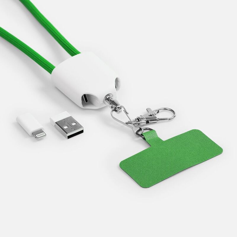 Кабель-ланьярд energyFlex Pro, зеленый арт.21327.90