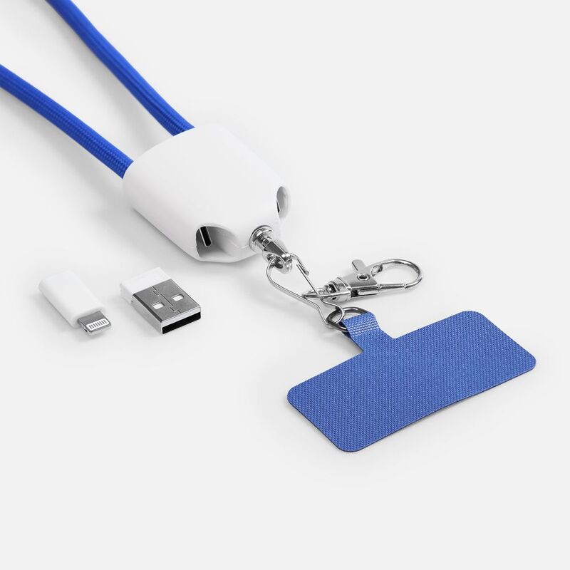 Кабель-ланьярд energyFlex Pro, синий арт.21327.40