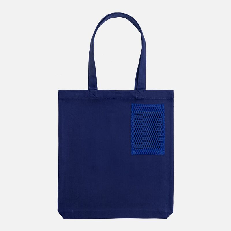 Карман из крупной сетки Pose, синий арт.18457.44