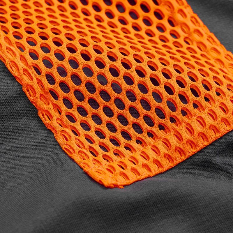 Карман из крупной сетки Pose, оранжевый неон арт.18457.22