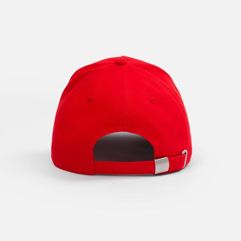 Бейсболка Classic 2.0, красная с белым кантом арт.21848.56