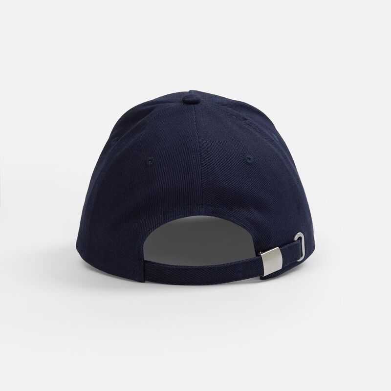 Бейсболка Classic 2.0, темно-синяя с белым кантом арт.21848.46