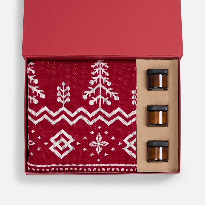 Набор Candleflakes, красный арт.20698.65