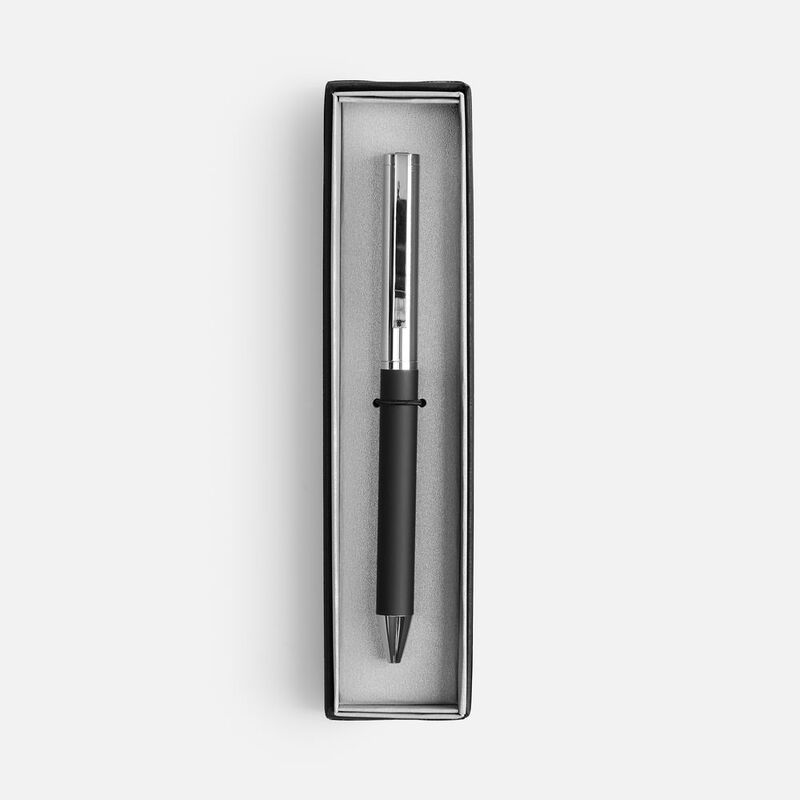 Ручка шариковая Eyeshot Soft Touch в футляре, черная арт.20531.30