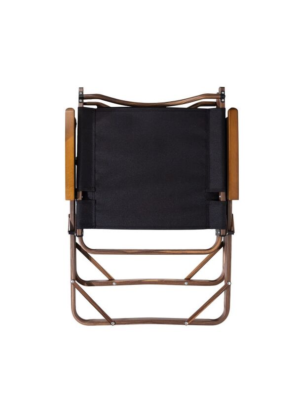 Стул MW02 складной, черный, темное дерево арт.64000.35