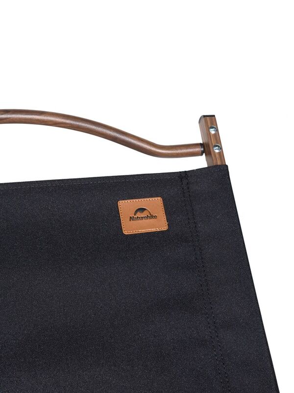 Стул MW02 складной, черный, темное дерево арт.64000.35